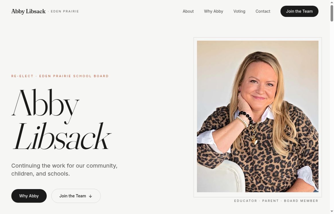Abby for EP website homepage